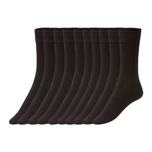 LIVERGY® Pánske ponožky, 10 párov (43/46, čierna) vyobraziť