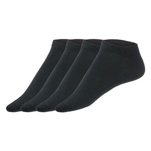 LIVERGY® Pánske nízke ponožky s vláknom COOLMAX® EcoMade, 4 páry (43/46, čierna) vyobraziť