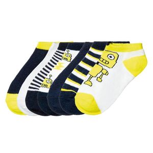 PEPPERTS® Chlapčenské ponožky s bavlnou, 7 párov (39/42, biela / navy modrá / limetková) vyobraziť