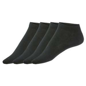 ESMARA® Dámske nízke ponožky s vláknom COOLMAX® EcoMade, 4 páry (35/38, čierna) vyobraziť
