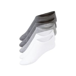 LIVERGY® Pánske nízke ponožky, 5 párov (43/46, biela / šedá) vyobraziť