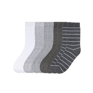 PEPPERTS® Chlapčenské ponožky, 10 párov (39/42, biela / šedá) vyobraziť