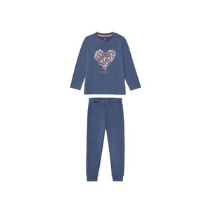 LUPILU® Dievčenské dlhé pyžamo (86/92, modrá) vyobraziť
