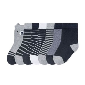 LUPILU® Chlapčenské ponožky, 7 párov (19/22, vzor / šedá / navy modrá) vyobraziť