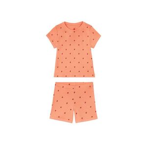 LUPILU® Dievčenské krátke pyžamo (98/104, vzor / broskyňová) vyobraziť