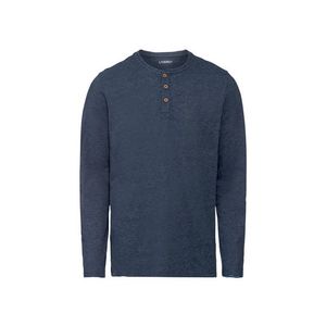 LIVERGY® Pánske tričko s dlhým rukávom (S (44/46), námornícka modrá) vyobraziť