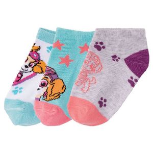 DUMY Dievčenské ponožky, 3 páry (31/34, šedá / biela / mentolová) vyobraziť