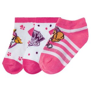 DUMY Dievčenské ponožky, 3 páry (19/22, bledoružová / ružová / biela) vyobraziť