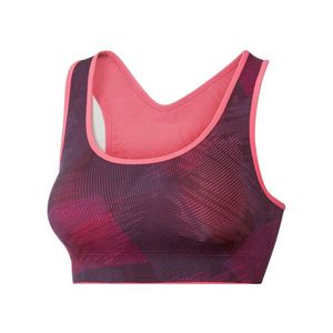 CRIVIT® Dámska bezšvová športová podprsenka (M (40/42), vzor / ružovo-fialová) vyobraziť