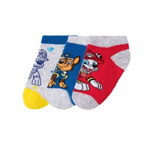 DUMY Chlapčenské ponožky, 3 páry (19/22, modrá/červená/šedá) vyobraziť