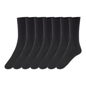 LIVERGY® Pánske ponožky s biobavlnou, 7 párov (39/42, čierna) vyobraziť