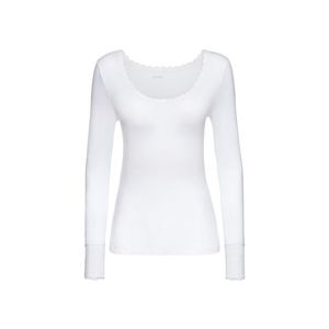 ESMARA® Dámske tričko s dlhými rukávmi (XS (32/34), biela) vyobraziť