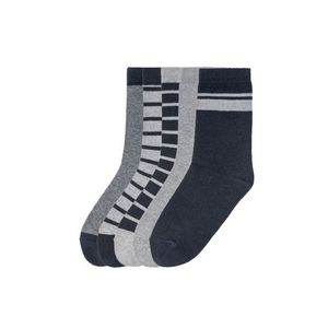PEPPERTS® Chlapčenské ponožky, 5 párov (35/38, pruhy / námornícka modrá / šedá) vyobraziť