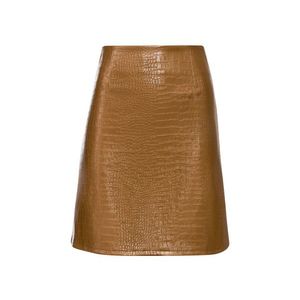 ESMARA® Dámska sukňa v imitácii kože (40, hnedá) vyobraziť