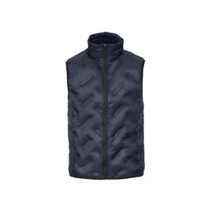 LIVERGY® Pánska vesta so stojatým golierom z recyklovaného materiálu (L (52/54), námornícka modrá) vyobraziť