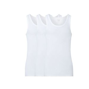 LIVERGY® Pánske bavlnené tielko, 3 kusy (S, biela) vyobraziť