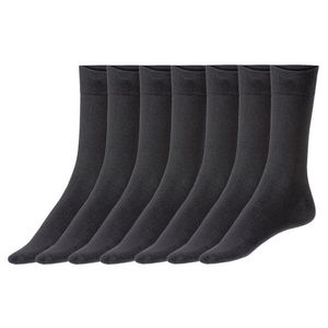 LIVERGY® Pánske ponožky, 7 párov (39/42, čierna) vyobraziť