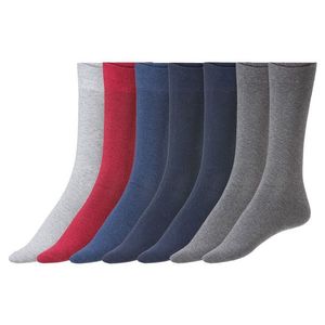 LIVERGY® Pánske ponožky, 7 párov (39/42, šedá) vyobraziť