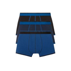 LIVERGY® Pánske boxerky, 3 kusy (M, čierna / modrá / námornícka modrá ) vyobraziť