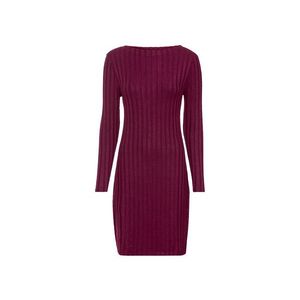 ESMARA® Dámske pletené šaty (XS (32/34), ružovofialová) vyobraziť