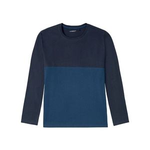 LIVERGY® Pánske pyžamové tričko (M (48/50), námornícka modrá/modrá) vyobraziť
