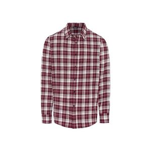 LIVERGY® Pánska košeľa (XL (43/44), červená / biela) vyobraziť