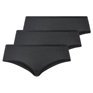 ESMARA® Dámske bavlnené bedrové nohavičky BIO, 3 kusy (M (40/42), čierna) vyobraziť