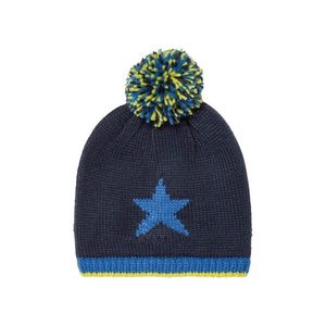 LUPILU® Chlapčenská pletená čiapka (104 – 116 (3 – 6 rokov), hviezda/námornícka modrá/modrá) vyobraziť