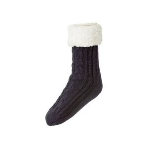 LIVERGY® Pánske domáce ponožky (43/46, námornícka modrá) vyobraziť