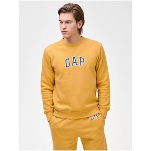 Mikina GAP Logo crewneck sweatshirt Žltá vyobraziť