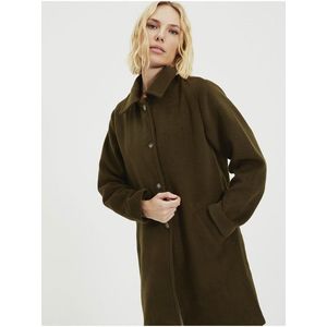 Kabáty pre ženy Trendyol - kaki vyobraziť