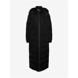 Čierny zimný kabát Noisy May Maia vyobraziť