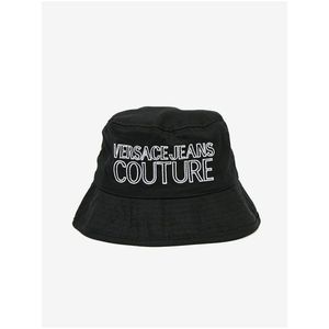 Čierny pánsky klobúk Versace Jeans Couture Bucket Hat vyobraziť