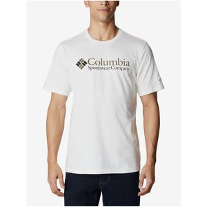 Biele pánske tričko Columbia Basic Logo™ vyobraziť