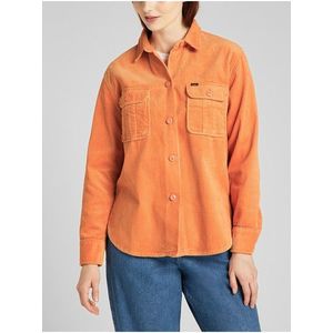 Oranžová dámska menčestrová košeľa Lee Sandy vyobraziť