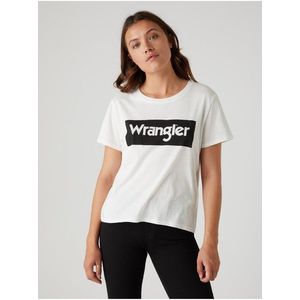 Tričká s krátkym rukávom pre ženy Wrangler - biela vyobraziť