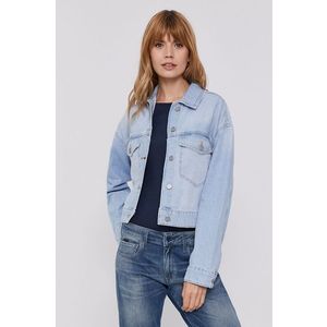 Rifľová bunda Dr. Denim dámska, prechodná, oversize vyobraziť