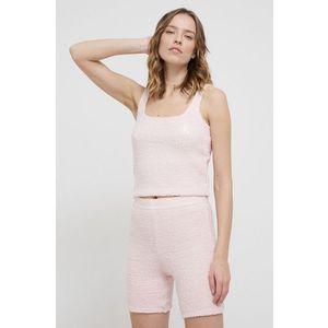 Pyžamový top Calvin Klein Underwear ružová farba vyobraziť