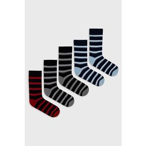 Ponožky Brave Soul (5-pack) čierna farba vyobraziť