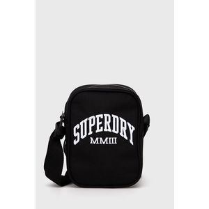 Malá taška Superdry čierna farba vyobraziť