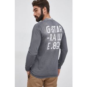 G-Star Raw - Bavlnené tričko s dlhým rukávom vyobraziť