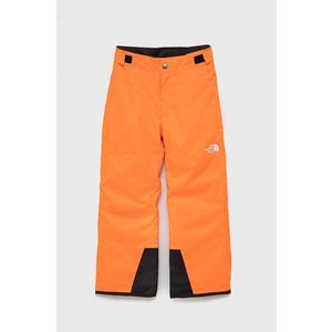 Detské nohavice The North Face oranžová farba vyobraziť