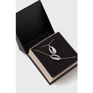 Answear Lab - Strieborný náhrdelník a náramok vyobraziť