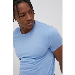 Bavlnené tričko Levi's (2-pack) jednofarebné vyobraziť