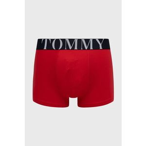 Boxerky Tommy Hilfiger červená farba vyobraziť