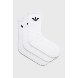 Ponožky adidas Originals (3-pack) HB5881 biela farba vyobraziť