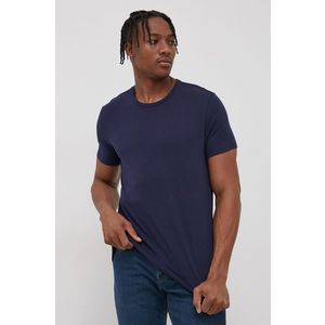 Bavlnené tričko Levi's (2-pack) jednofarebné vyobraziť