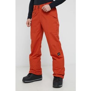 Snowboardové nohavice O'Neill pánske, oranžová farba vyobraziť