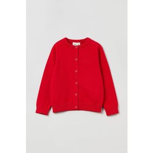 Detský sveter OVS červená farba, ľahký vyobraziť