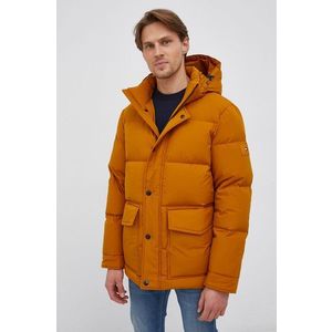 Páperová bunda Tommy Hilfiger oranžová farba, zimná vyobraziť